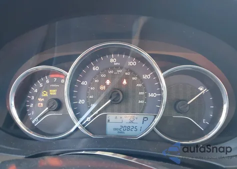 2016 Toyota Corolla Le z USA, uszkodzony, nr VIN 2T1BURHE1GC601578